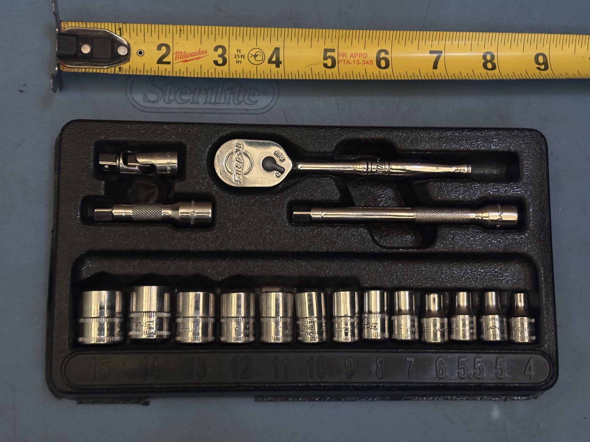 Snap-on Tools 17 pc 1/4\