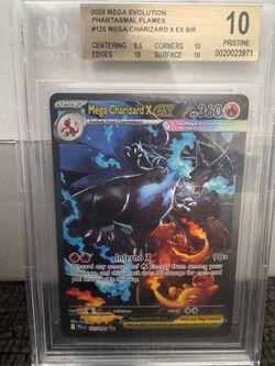 MEGA Charizard X EX SIR #125 BGS 10 pristine gold label