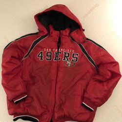 San Francisco 49ers Jacket Coat Hoodie 