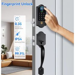 Fingerprint Door Lock ( Brand New, Never Used ) For $50