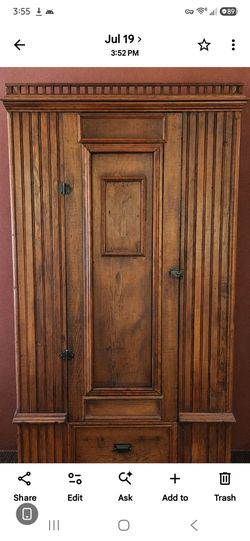 Early 1900's stepback pantry cabinet