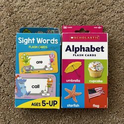 Sight Words + Alphabet Flash Cards 