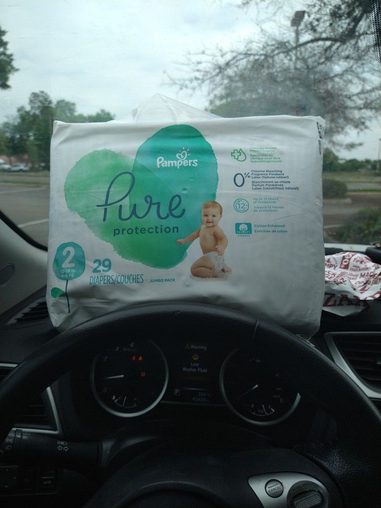 5 Pampers Pure Protection 29 Diapers Each Package