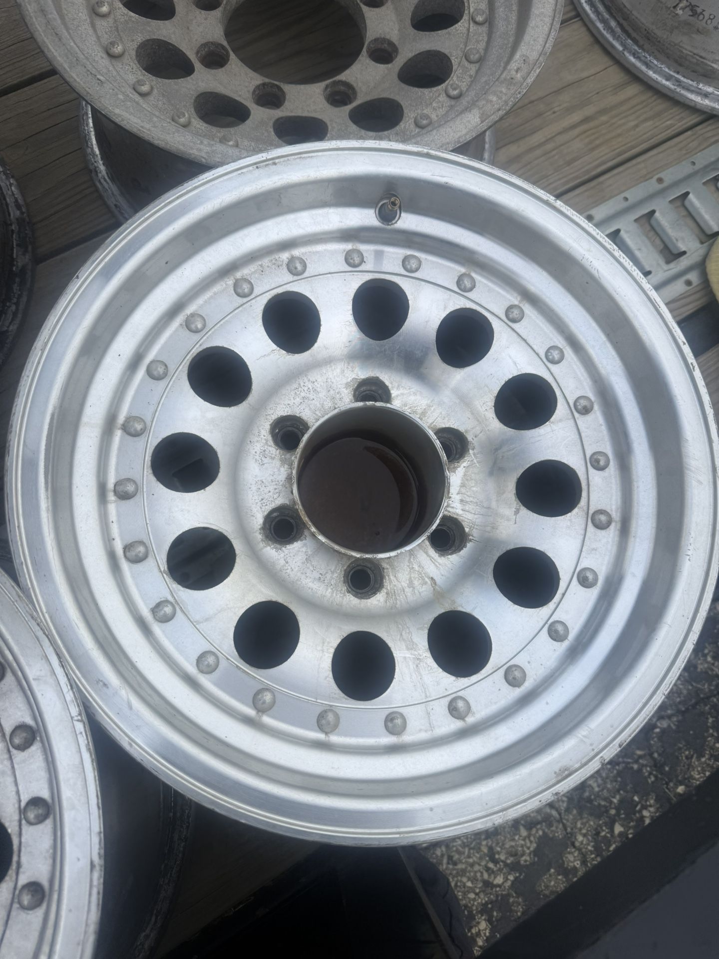 16 X 8 6 X 139.7 Pacer Wheels All Four Center Caps $400