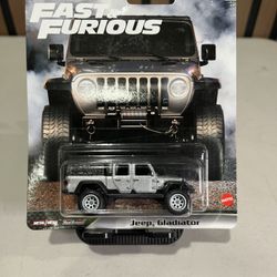 Hot Wheels Premium Fast & Furious Furious Fleet Jeep Gladiator Silver 4/5 
