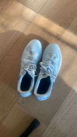 White Puma GTR inside soccer cleats