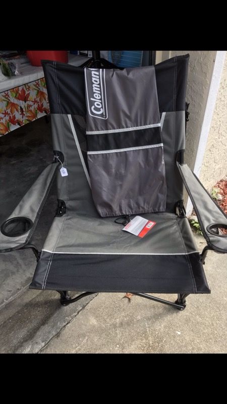 Coleman Ultimate Comfort Sling Chair , Gray