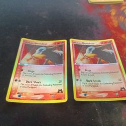 Holofoil Team Magma's Houndour Pokémon Cards