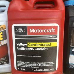 Ford Motorcraft Antifreez Coolant Yellow 