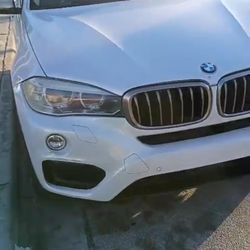 White BMW 2016 X6  Xdrive I35 All Wheel Drive 