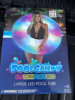 Light up swimming tube
