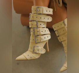 New buckle ankle boots size 6 (women’s)