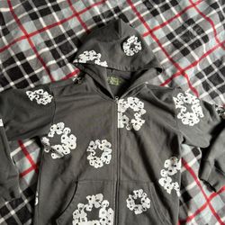 Denim tear studded hoodie Size Small
