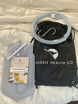 Aussie enema bag, kit para enema de cafe.