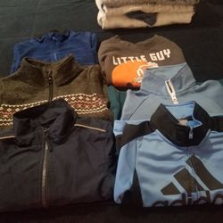 Size 4t Zip Up Jackets No Hoods Good Condition