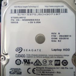 Seagate Spinpoint M8 ST500LM012 500GB 5400RPM SATA2/SATA 3.0 GB/s 8MB Notebook Hard Drive (2.5 inch) (ST500LM012)