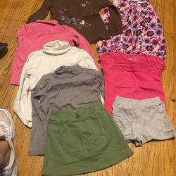 Girls Clothes Size 5 -lot Of 8 