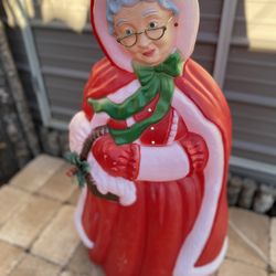 Vintage Ms. Claus Blow Mold