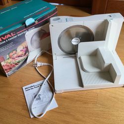 Rival Folding Fold Up Electric Food Meat Slicer Model 1042