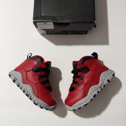 Air Jordan 10 Retro TD 'Bulls Over Broadway' size 5c