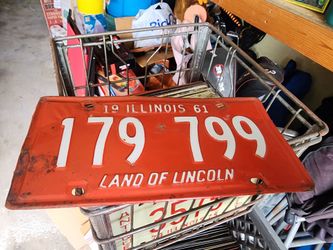 1961 license plate