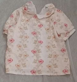 Floral Short Sleeve Women's Blouse