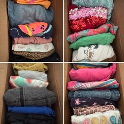 Surprise bag of 10 items of kids clothing items boys or girl size 2T-10 