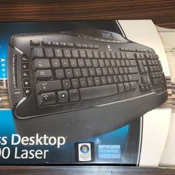 Logitech Cordless Desktop MX3200 Laser Wireless Mouse and Keyboard