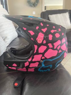 Girls Fox Motorcycle Helmet