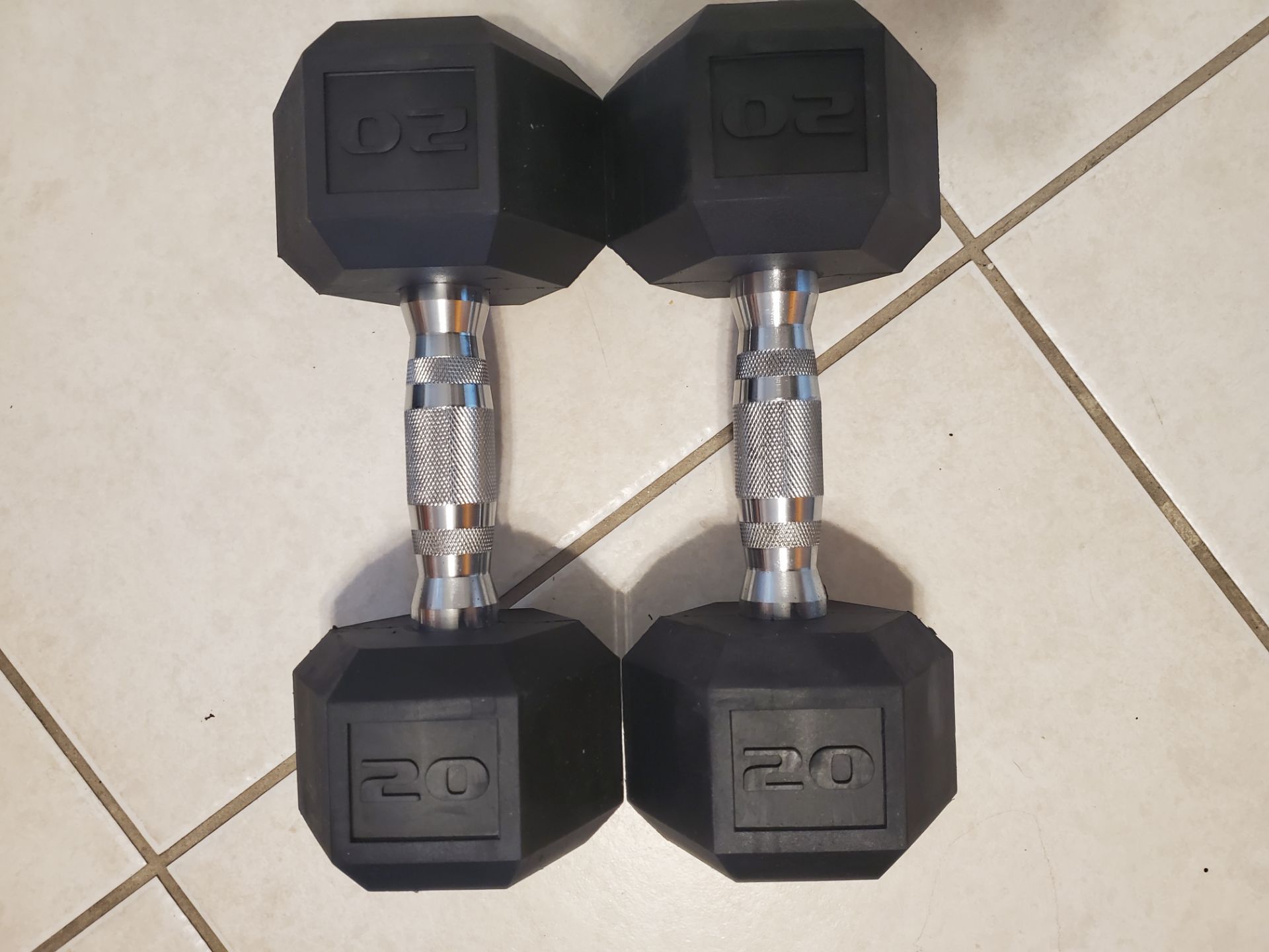 A Pair of 20lb Dumbbells