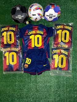 Soccer jerseys for kids set