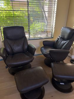 LazyBoy Leather Swivel And Recliner Chairs