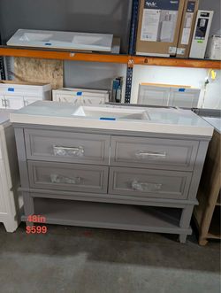 48in Bathroom Vanity with Top