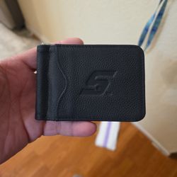 Snap On Leather Money Clip