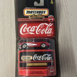 Vintage Coca-Cola Matchbox Corvette SEALED
