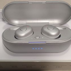 DT1 Grey Wireless Bluetooth Earbuds