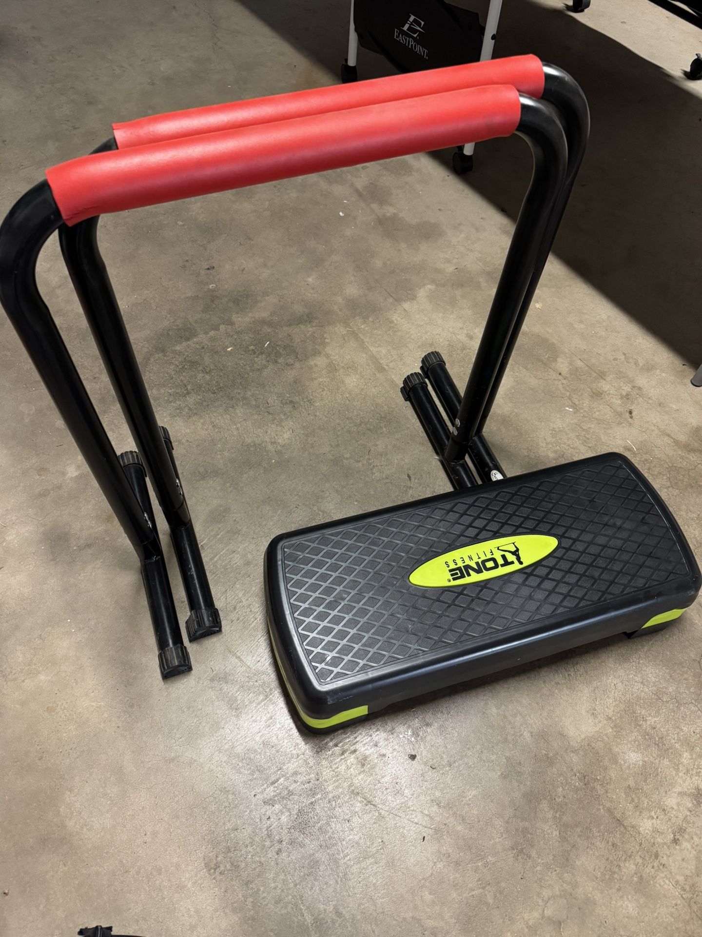 Exercise Equipment- Dips Stands And Stepper