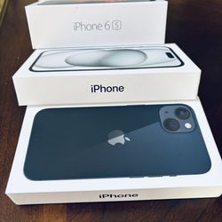 4X Original Boxes for Apple: iPhone 6, iPhone SE, iPhone 13 & iPhone 15