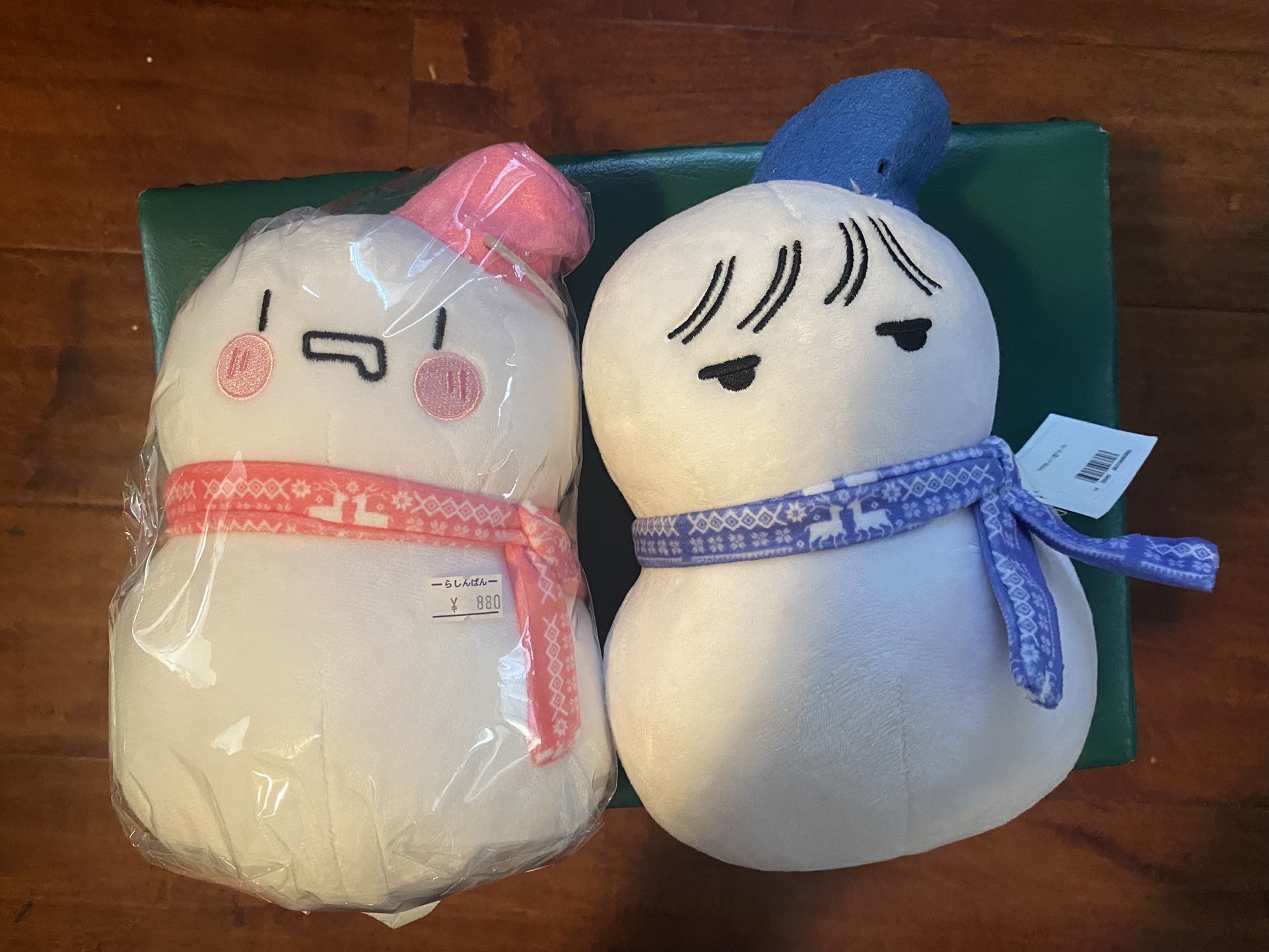 Soraru Mafumafu After the rain Snowman Mafuteru Hanpen Plush Mascot 25cm 2 Set
