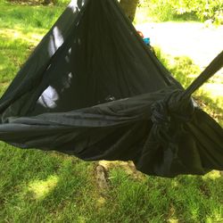 Navy Blue Nylon Hammock