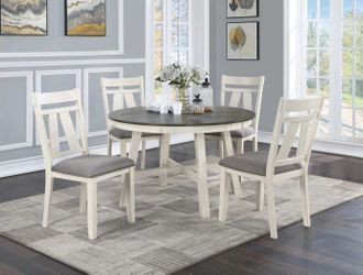 F2512-F1890 - 5 Piece Dining Set – Table & 4 Chairs