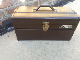 Vintage Metal Vermont American Machinist Tool Box