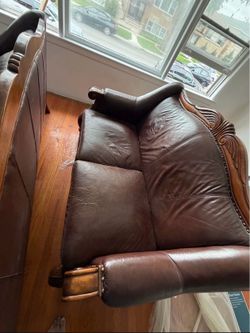 Leather couches
