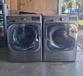 LG WASHER AND GAS DRYER