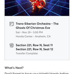 Trans-Siberian Or Orchestra-Saturday 3pm