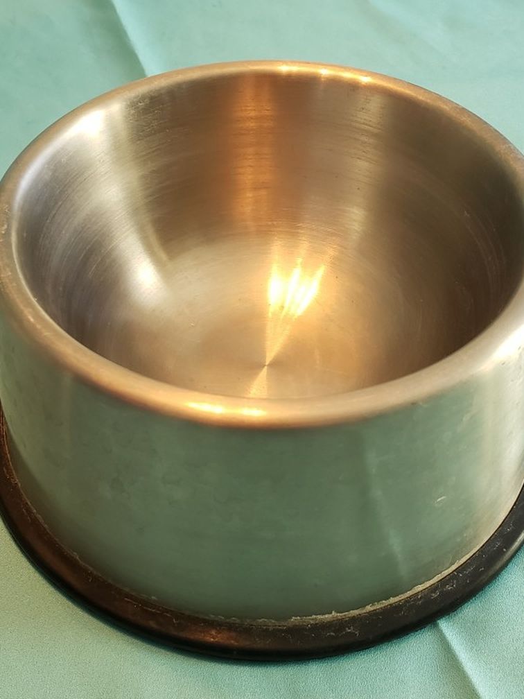 Large Stainless Steel Dog Food Bowl