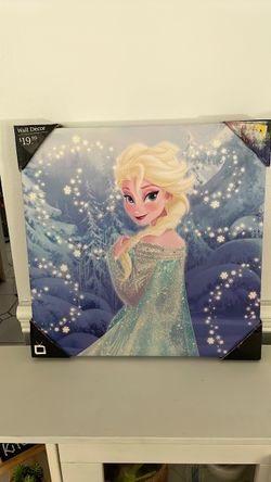 Disney Frozen Elsa Canvas Wall Decor