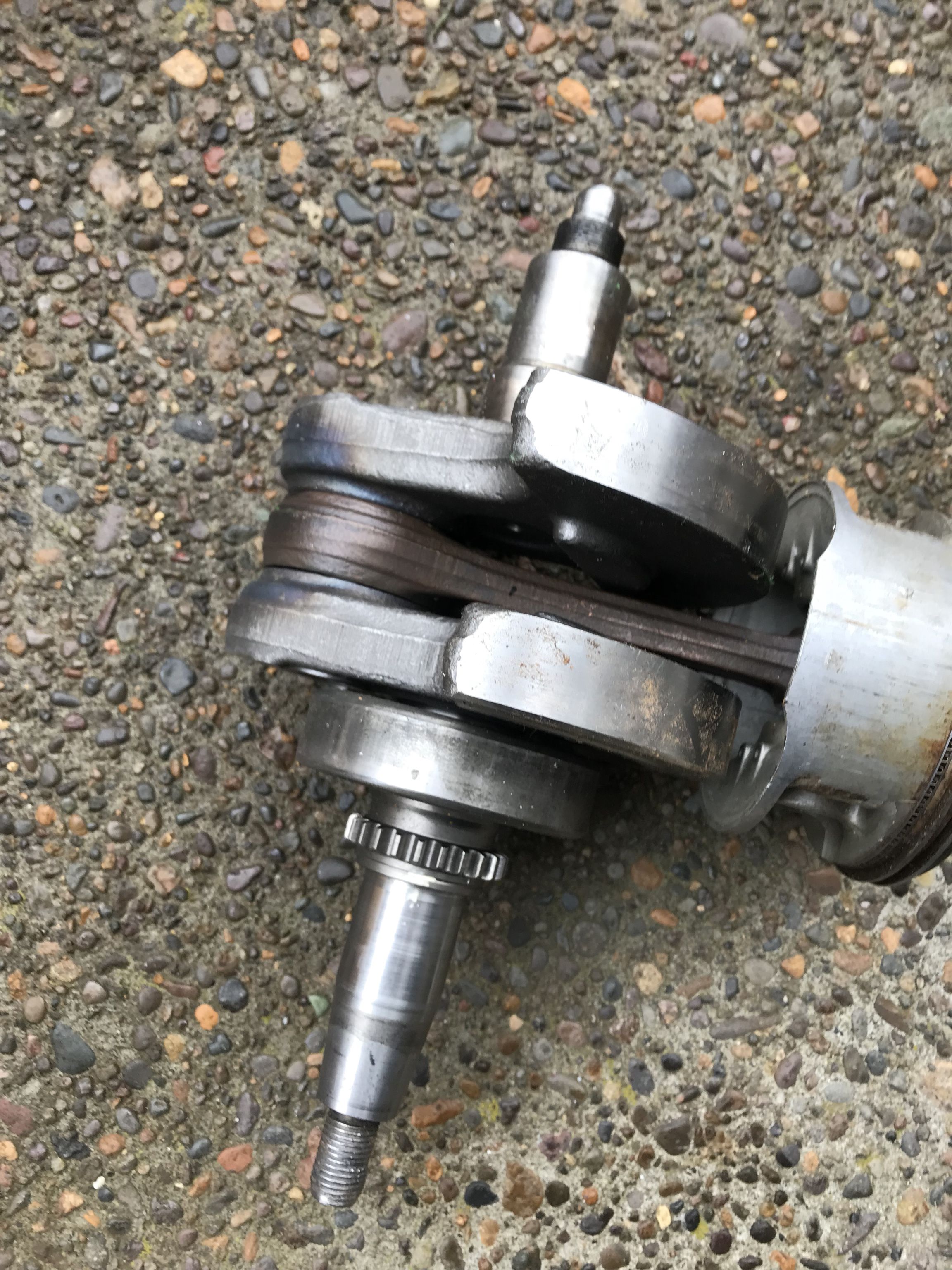 Raptor 660 Crank Rod And Piston