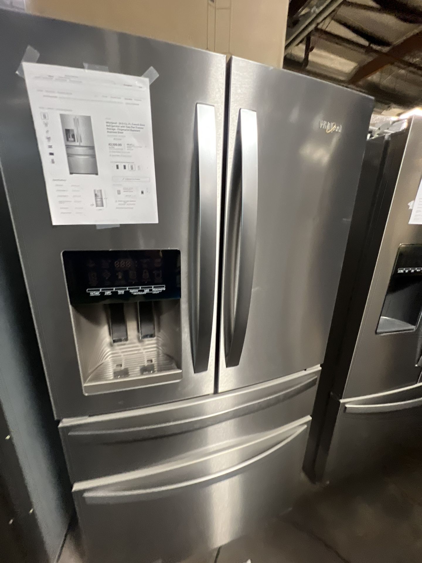 Whirlpool 4 Door Fridge Stainless Steel 2024
