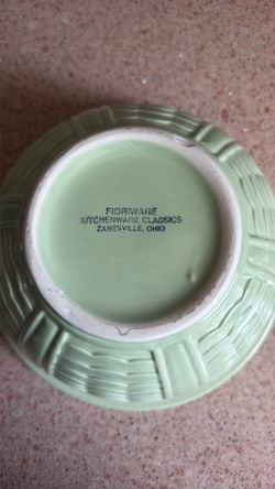 Fioriware Mixing Bowls  jade green